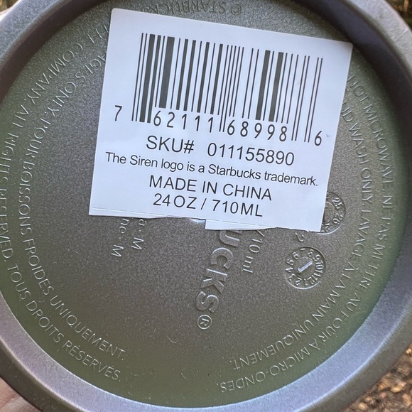 NWT Starbucks Fall 2024 Metallic and Lilac Gradient Ombré Studded Tumbler - Picture 6 of 8